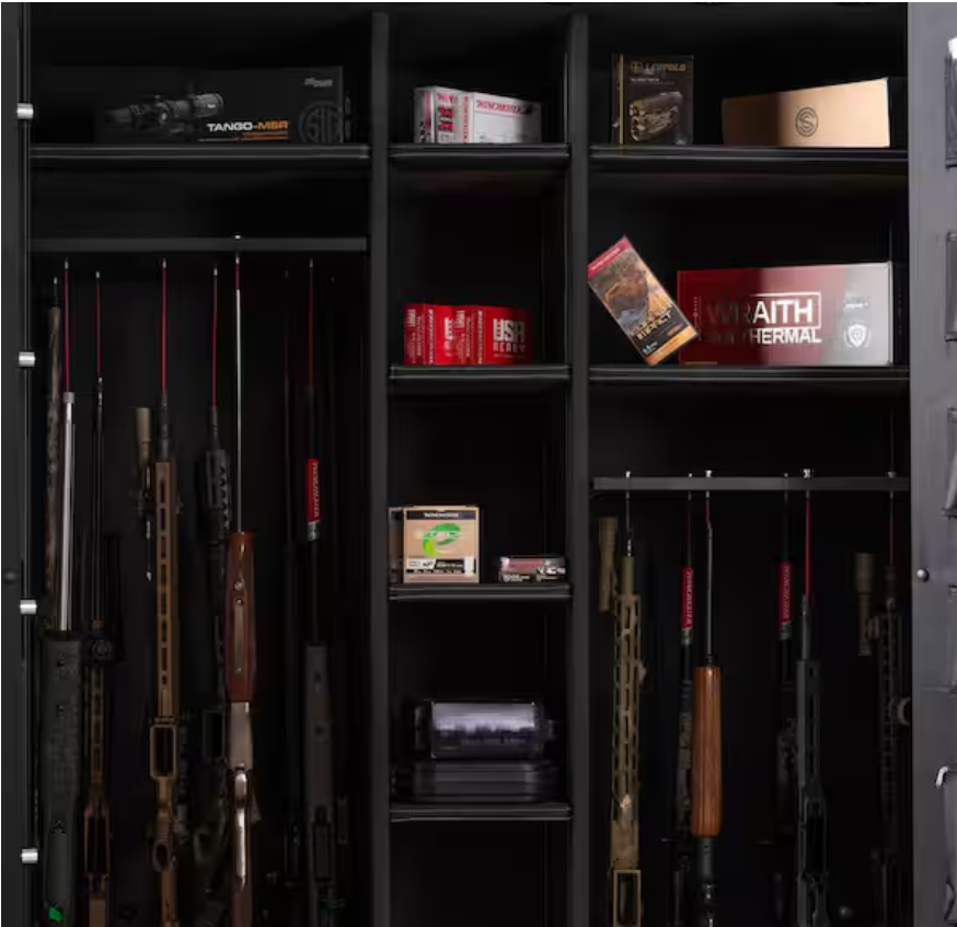 Winchester Grand American 60+16 Safe 76-Gun Capacity 60-Minute Fire Rated Black WTRGA-7255-68-7-E