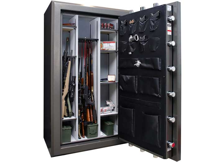Winchester Legacy 53 Safe | (60+8) 68-Gun Capacity 2.5 Hour Fire Rated Slate WTRL-7242-53-16-E