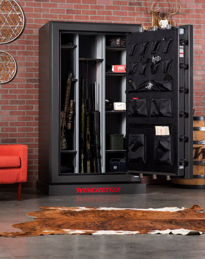 Winchester Legacy 53 Safe | (60+8) 68-Gun Capacity 2.5 Hour Fire Rated Slate WTRL-7242-53-16-E