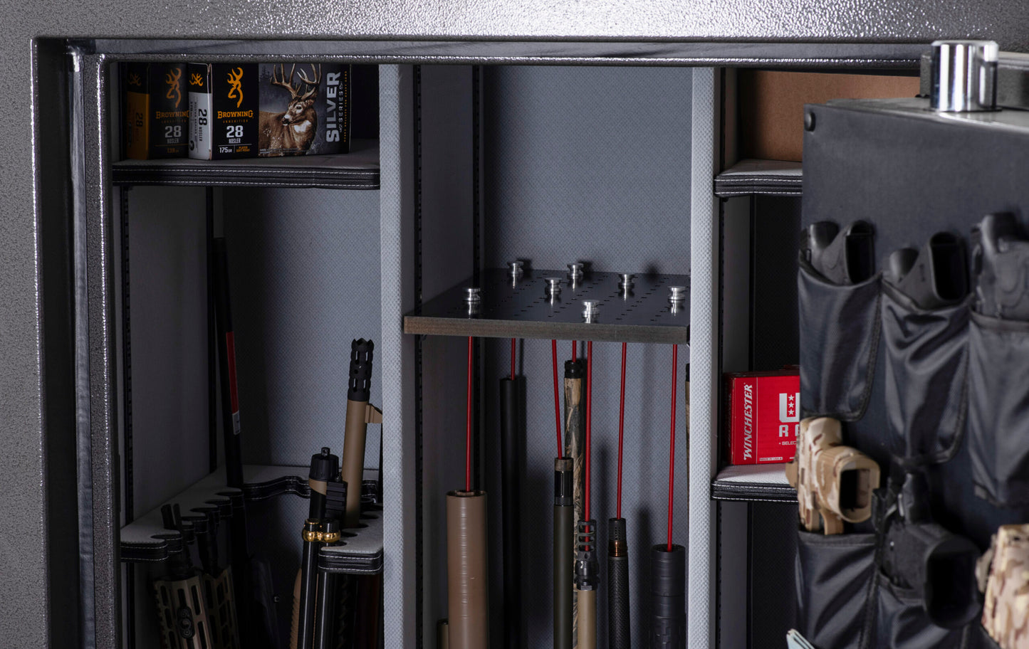 Winchester Legacy 53 Safe | (60+8) 68-Gun Capacity 2.5 Hour Fire Rated Slate WTRL-7242-53-16-E