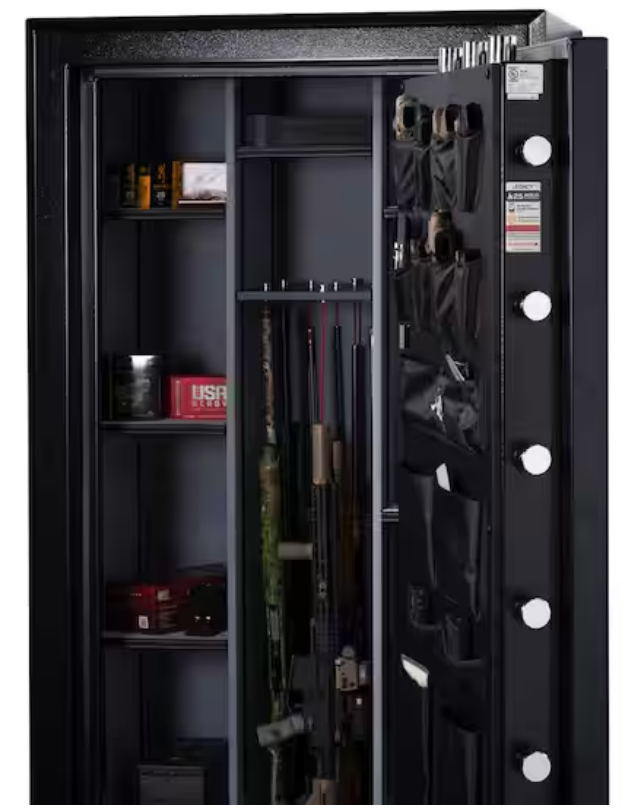 Winchester Legacy 53 Safe | (60+8) 68-Gun Capacity 2.5 Hour Fire Rated Black WTRL-7242A-53-7-E