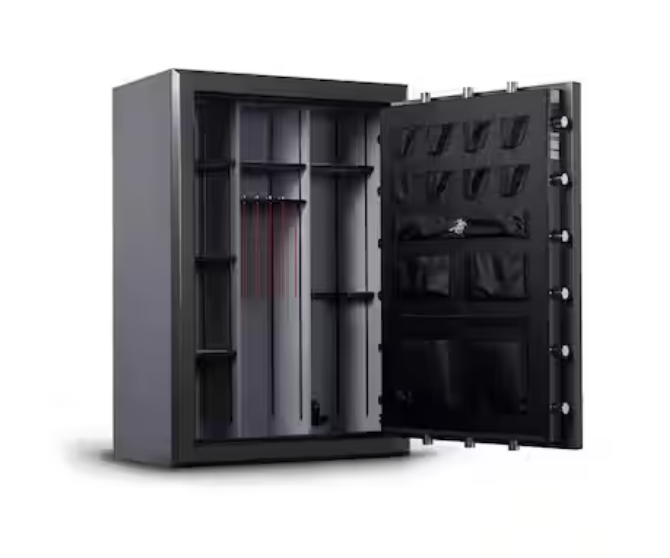 Winchester Legacy 62 Safe | (65+8) 73-Gun Capacity 2.5 Hour Fire Rated Slate WTRL-7250-62-16-E