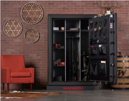 Winchester Legacy 62 Safe | (65+8) 73-Gun Capacity 2.5 Hour Fire Rated Slate WTRL-7250-62-16-E