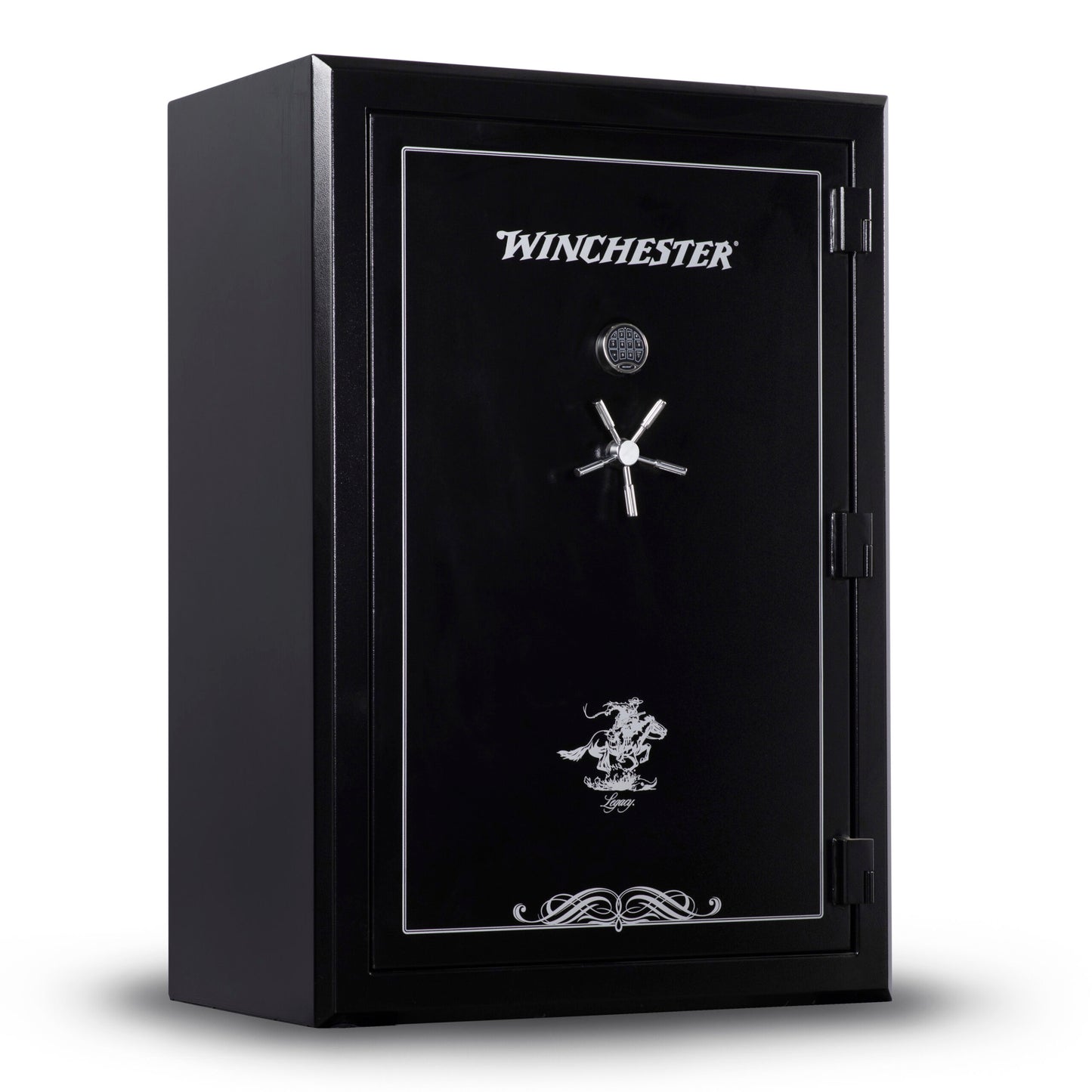 Winchester Legacy 62 Safe | (65+8) 73-Gun Capacity 2.5 Hour Fire Rated Black WTRL-7250-62-7-E