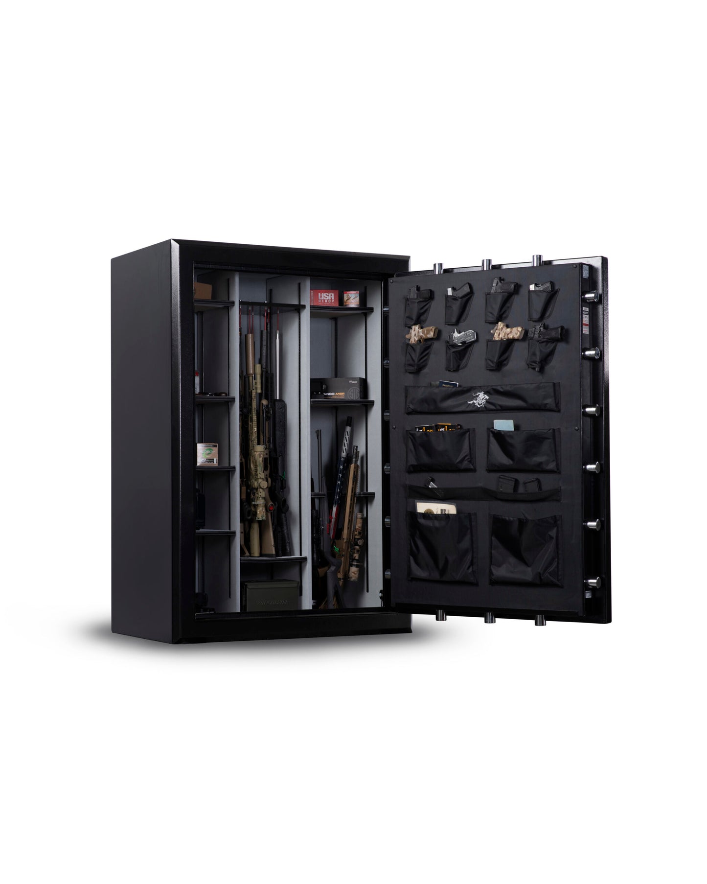 Winchester Legacy 62 Safe | (65+8) 73-Gun Capacity 2.5 Hour Fire Rated Black WTRL-7250-62-7-E