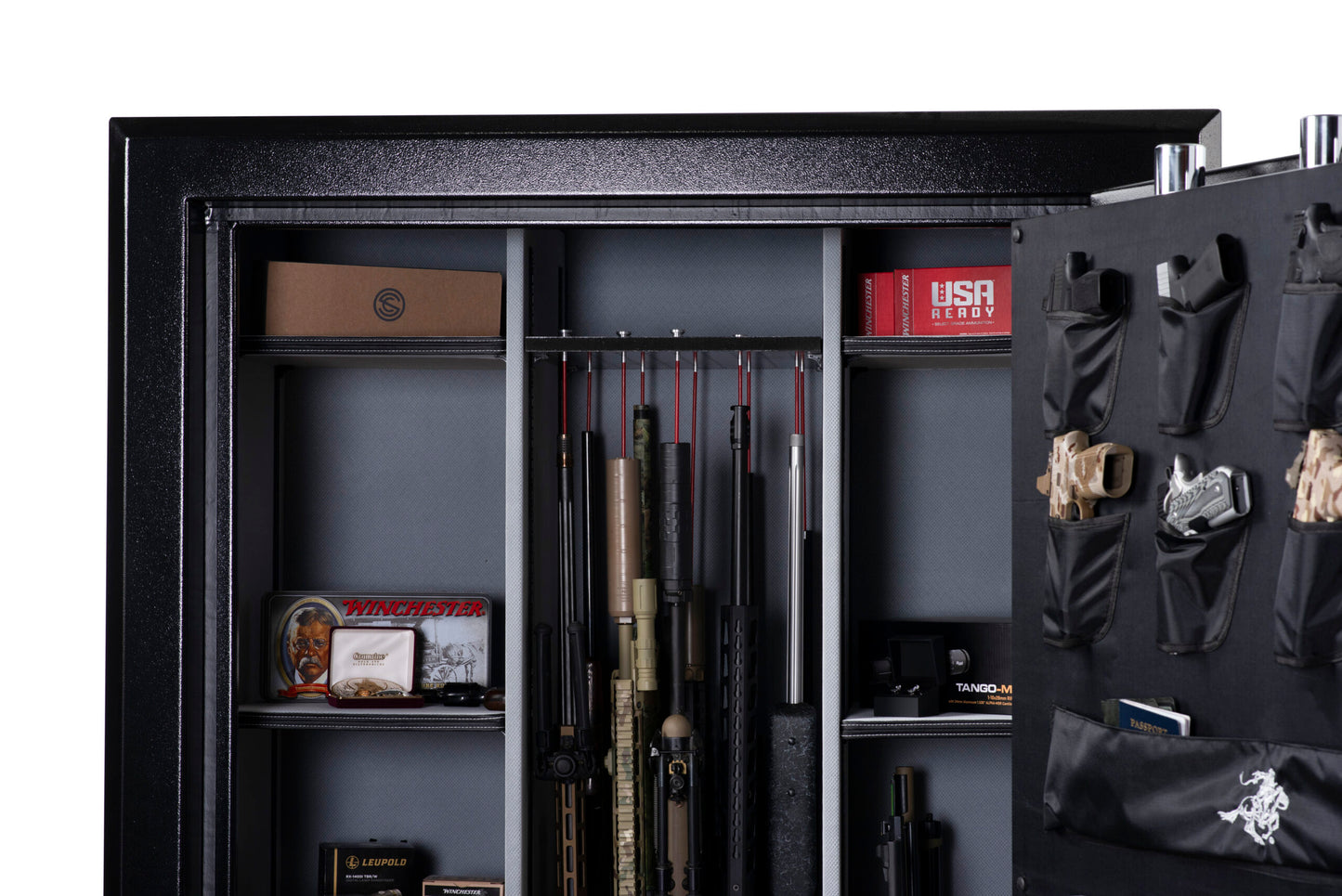 Winchester Legacy 62 Safe | (65+8) 73-Gun Capacity 2.5 Hour Fire Rated Black WTRL-7250-62-7-E
