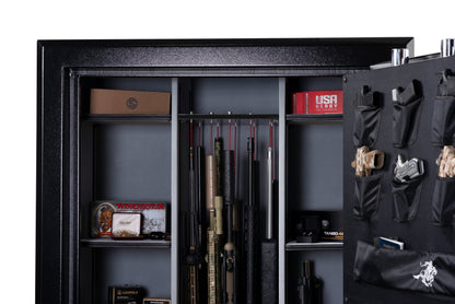 Winchester Legacy 62 Safe | (65+8) 73-Gun Capacity 2.5 Hour Fire Rated Black WTRL-7250-62-7-E