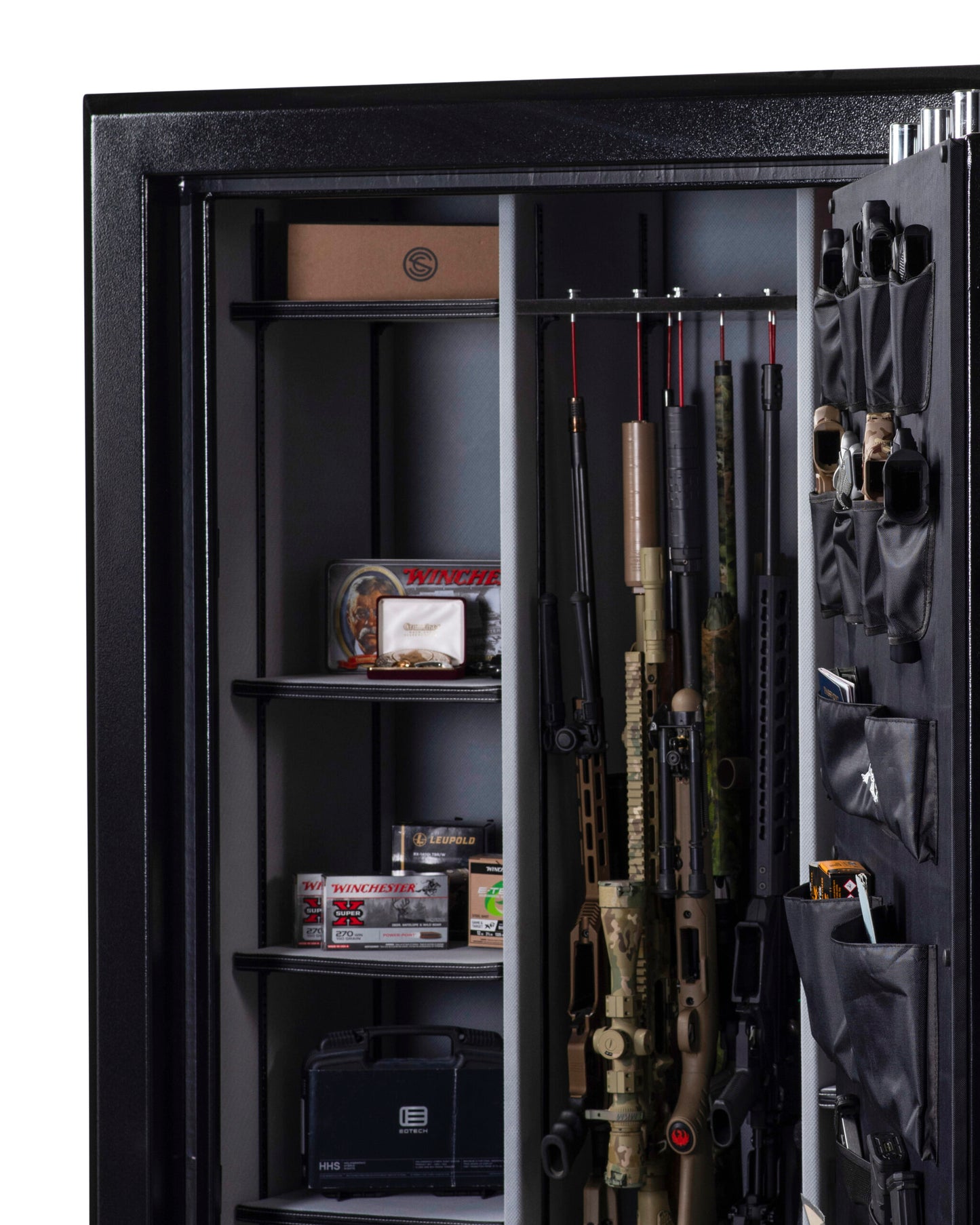 Winchester Legacy 62 Safe | (65+8) 73-Gun Capacity 2.5 Hour Fire Rated Black WTRL-7250-62-7-E