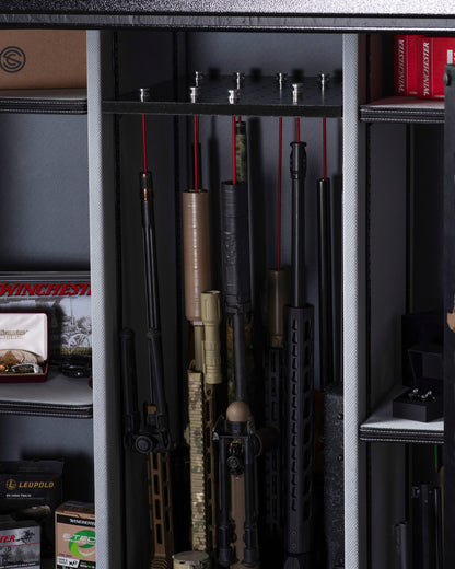 Winchester Legacy 62 Safe | (65+8) 73-Gun Capacity 2.5 Hour Fire Rated Black WTRL-7250-62-7-E