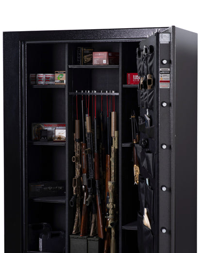 Winchester Ranger 66 Safe | (70+8) 78-Gun Capacity 60-Minute Fire Rated Two-Tone Slate & Black WTRR-7255-66-3-E