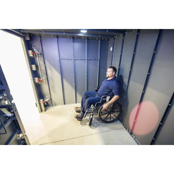 Swisher ESP Safety Shelter - Panelized/Modular Storm Shelter/Safe Room – EF5 Rated Protection Wheelchair Accessible 20 person capacity SR114x84G