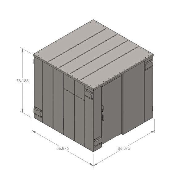 Swisher ESP Safety Shelter - Panelized/Modular Storm Shelter/Safe Room – EF5 Rated Protection 14 person capacity SR84x084G