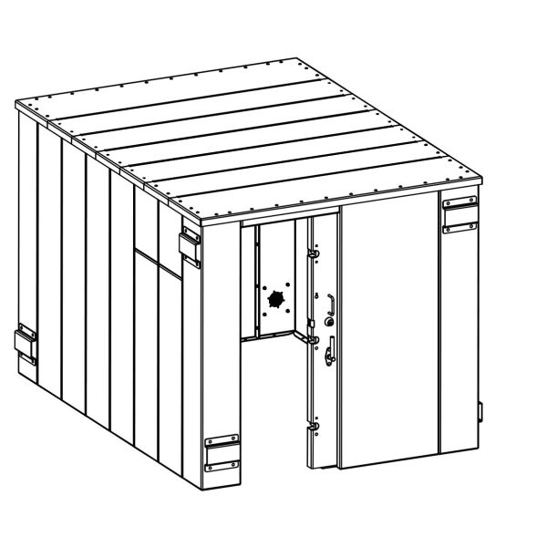 Swisher ESP Safety Shelter - Panelized/Modular Storm Shelter/Safe Room – EF5 Rated Protection 20 person capacity SR84x114G