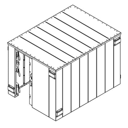 Swisher ESP Safety Shelter - Panelized/Modular Storm Shelter/Safe Room – EF5 Rated Protection 20 person capacity SR84x114G